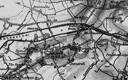 Old map of Seend in 1898