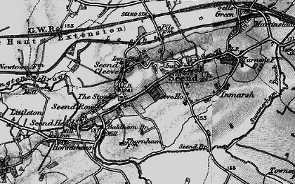 Old map of Seend Cleeve in 1898