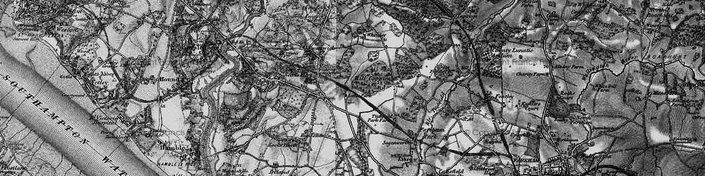 Old map of Segensworth in 1895