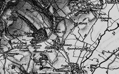 Old map of Seifton in 1899