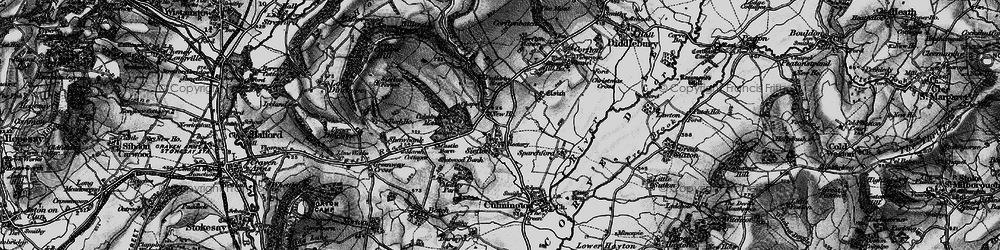 Old map of Seifton in 1899