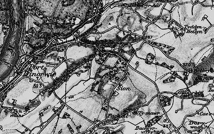 Old map of Seion in 1899