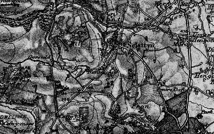 Old map of Selattyn in 1897
