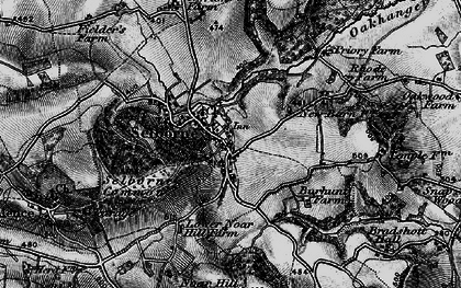 Old map of Selborne in 1895