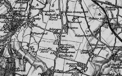 Old map of Selgrove in 1895