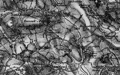 Old map of Sellan in 1895