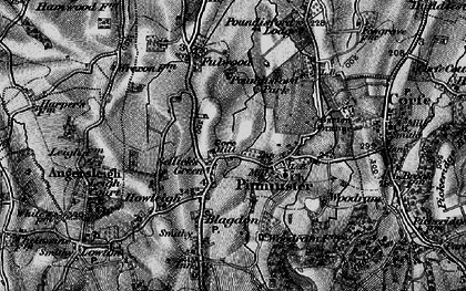 Old map of Sellick's Green in 1898