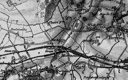 Old map of Sells Green in 1898