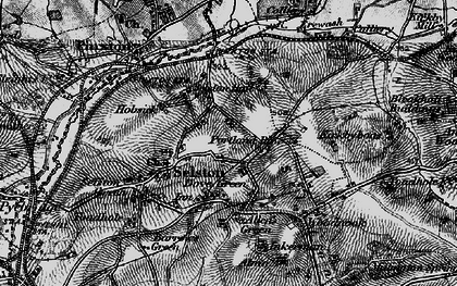 Old map of Selston in 1895