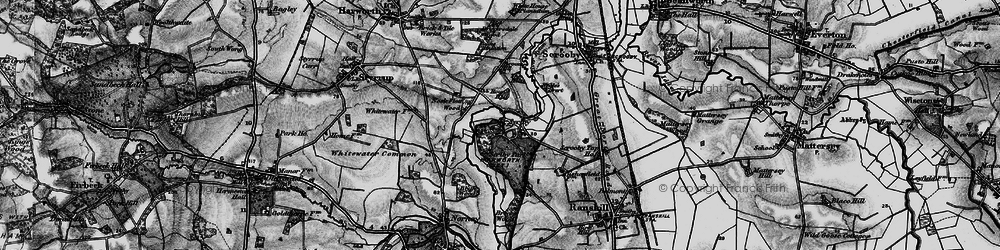 Old map of Serlby in 1895