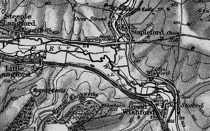 Old map of Serrington in 1898