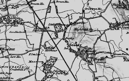 Old map of Bruce Ho in 1898