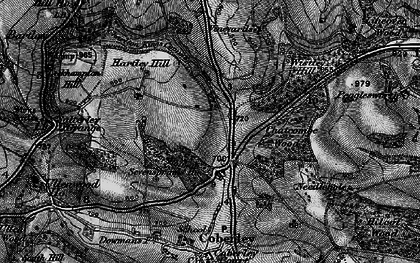 Old map of Seven Springs in 1896