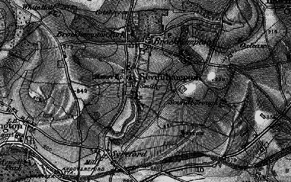 Old map of Sevenhampton in 1896