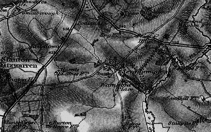 Old map of Sevenhampton in 1896