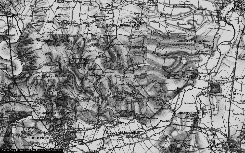 Old Map of Sevick End, 1898 in 1898