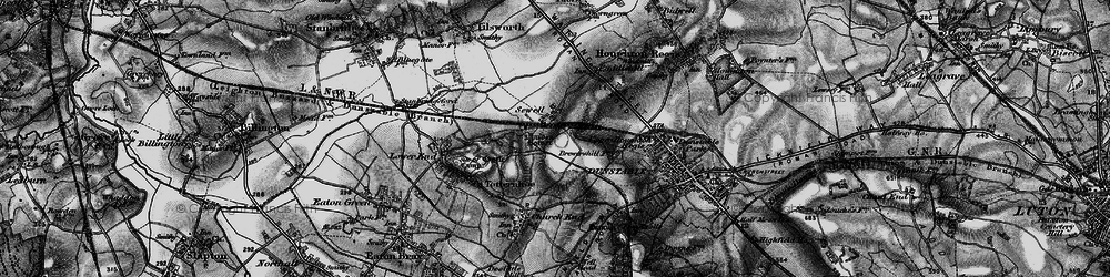 Old map of Sewell in 1896