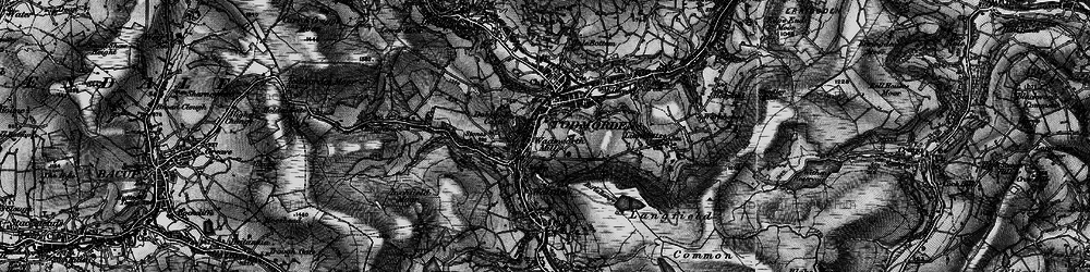 Old map of Shade in 1896