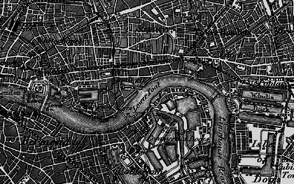 Old map of Shadwell in 1896
