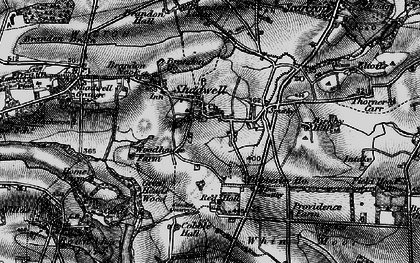 Old map of Brandon Drain in 1898