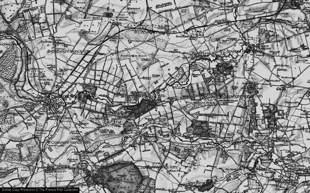 Old Map of Shadwell, 1898 in 1898
