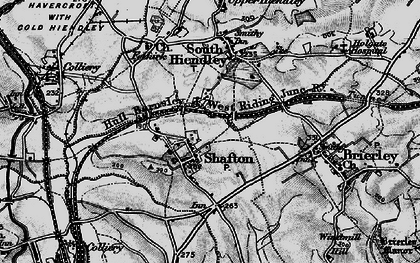 Old map of Shafton in 1896