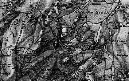Old map of Shaggs in 1897