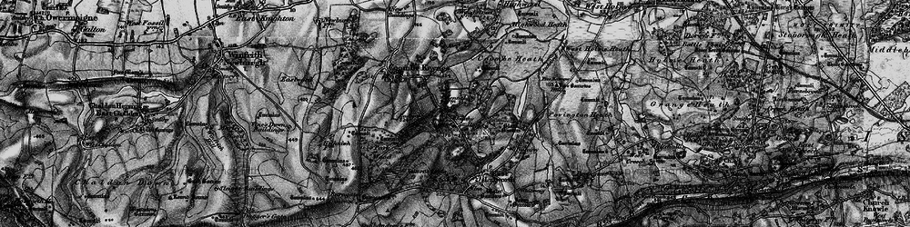Old map of Shaggs in 1897