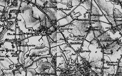 Old map of Shakeford in 1897