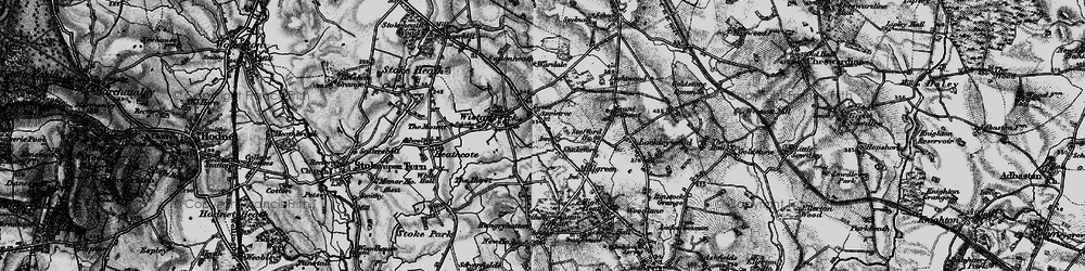 Old map of Shakeford in 1897