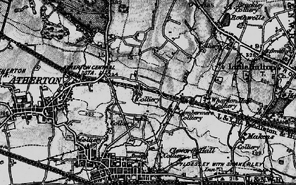 Old map of Shakerley in 1896