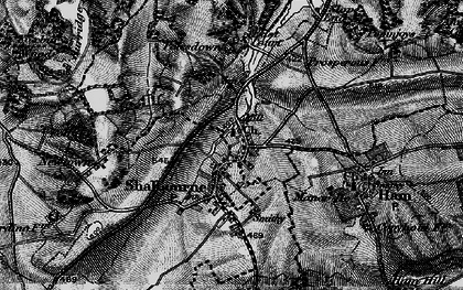 Old map of Shalbourne in 1895