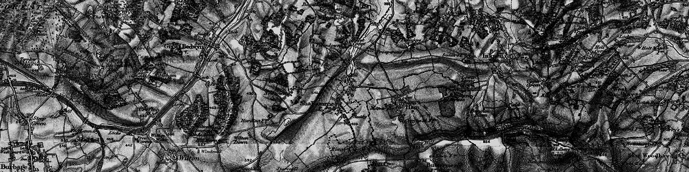 Old map of Shalbourne in 1895