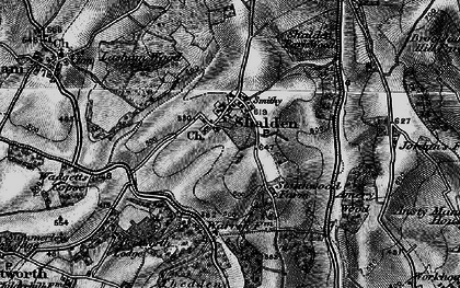 Old map of Shalden in 1895
