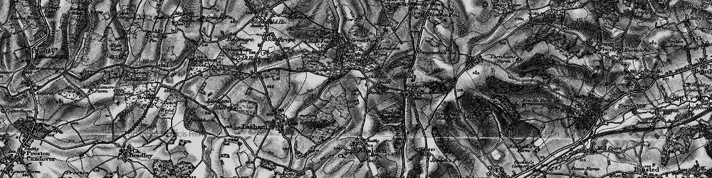 Old map of Shalden Green in 1895