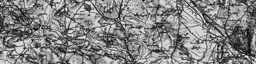 Old map of Shallowford in 1897