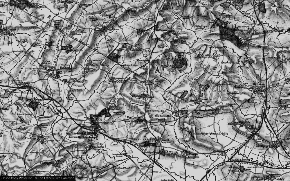 Old Map of Shangton, 1899 in 1899