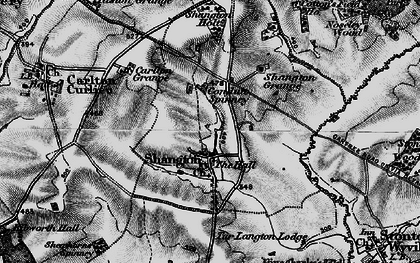 Old map of Shangton in 1899