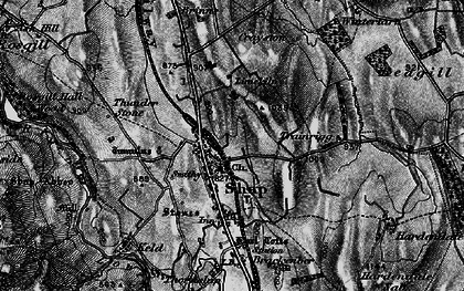 Old map of Shap in 1897