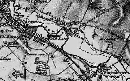 Old map of Westley Wood in 1895