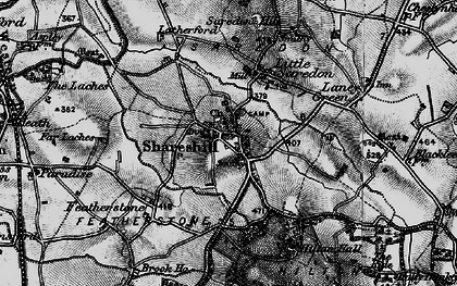 Old map of Shareshill in 1898