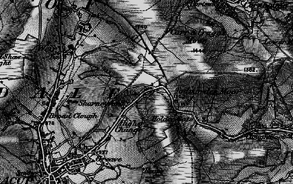 Old map of Sharneyford in 1896