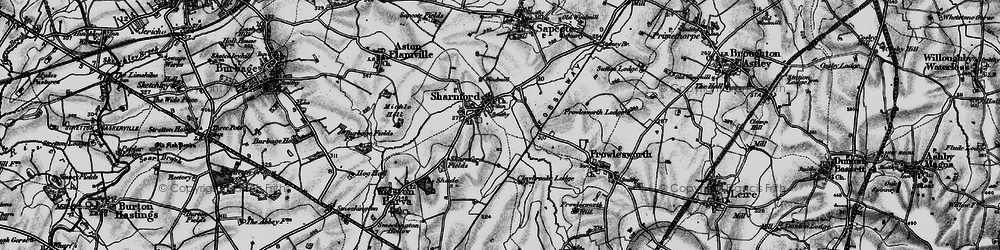 Old map of Sharnford in 1899
