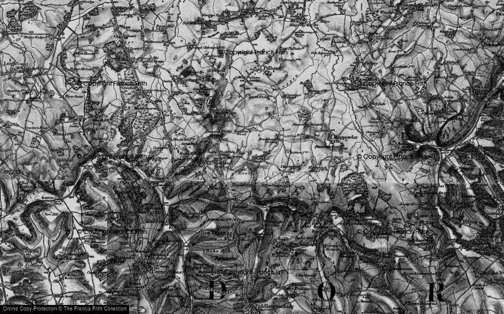 Old Map of Sharnhill Green, 1898 in 1898