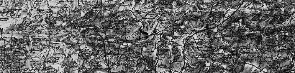 Old map of Buckham Hill Ho in 1895