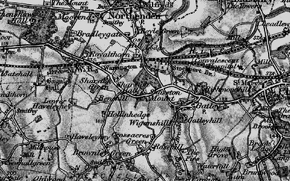 Old map of Sharston in 1896