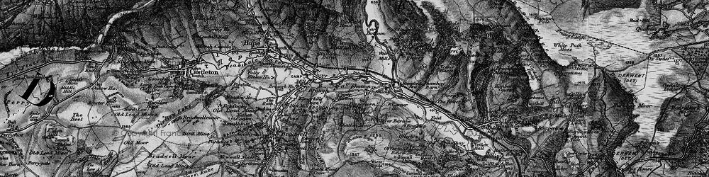 Old map of Bamford Sta in 1896