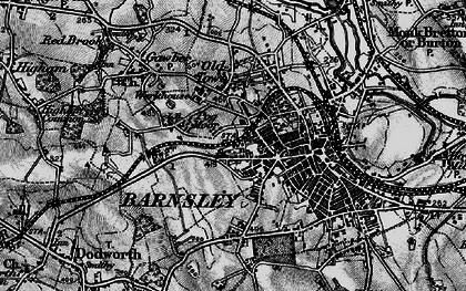 Old map of Shaw Lands in 1896