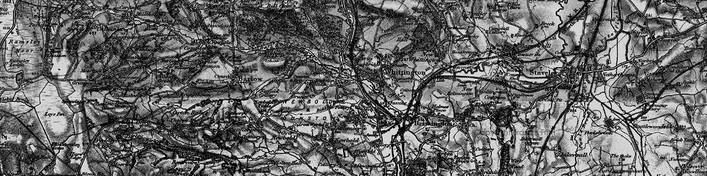 Old map of Sheepbridge in 1896