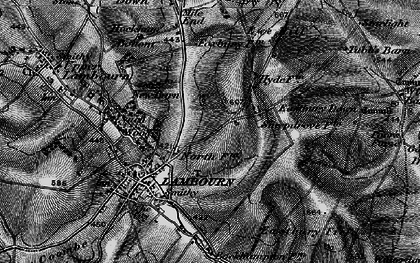 Old map of Bockhampton Down in 1895